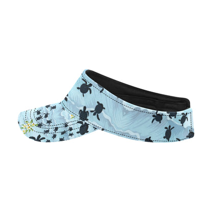 Sea Turtle Pattern Print Design T011 Unisex Sun Visor