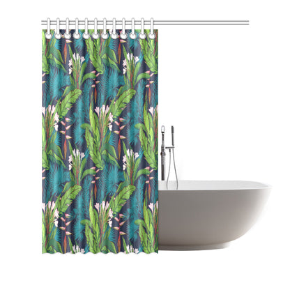 Rainforest Pattern Print Design RF01 Shower Curtain