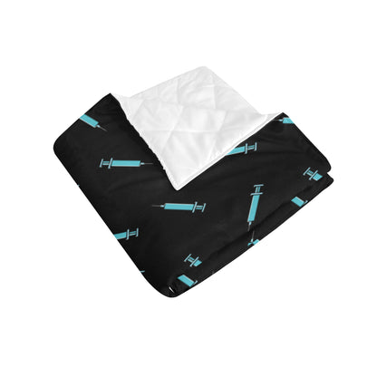 Phlebotomist Pattern Print Design A04 Premium Quilt