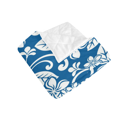 Plumeria Pattern Print Design PM013 Premium Quilt
