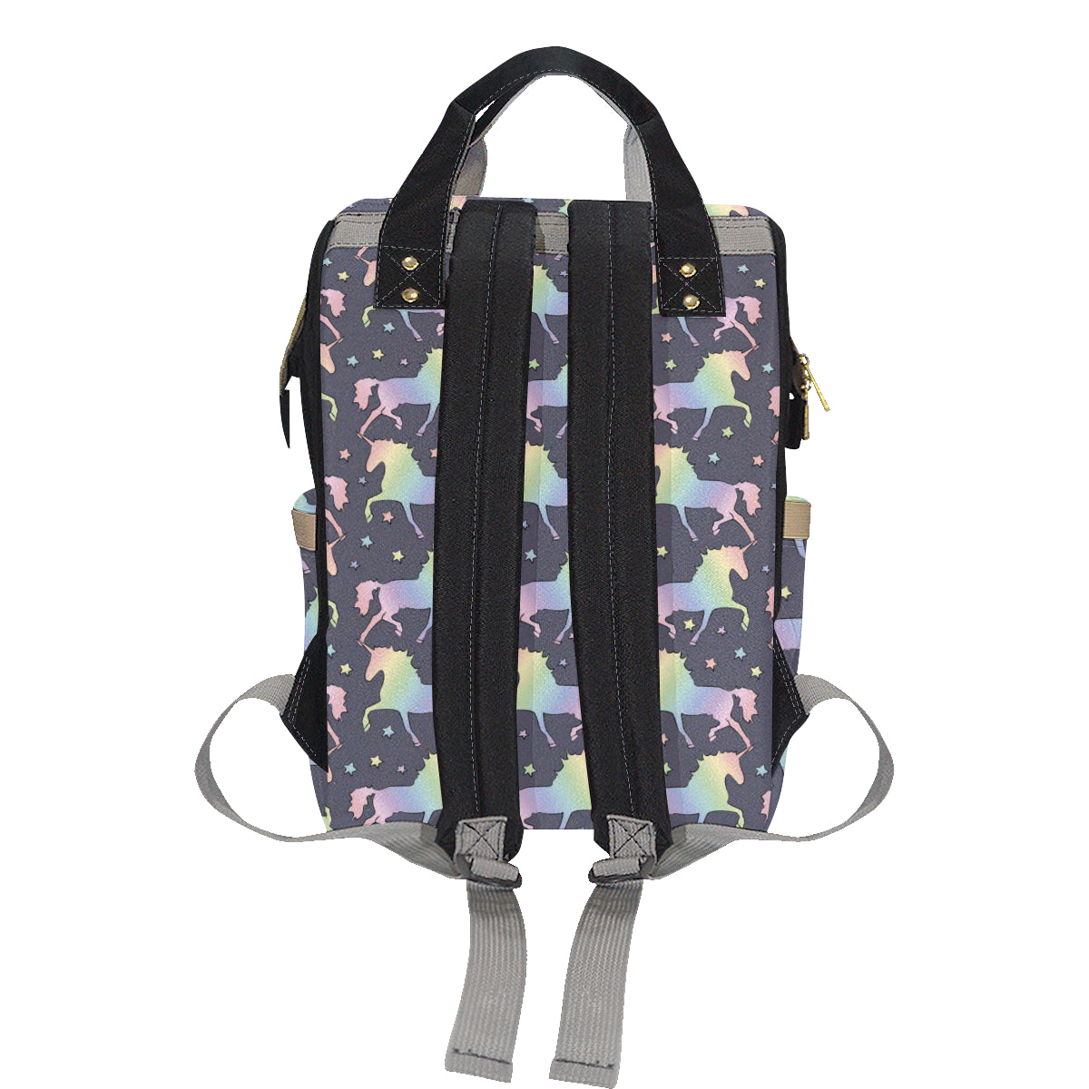 Rainbow Pattern Print Design A05 Diaper Bag Backpack