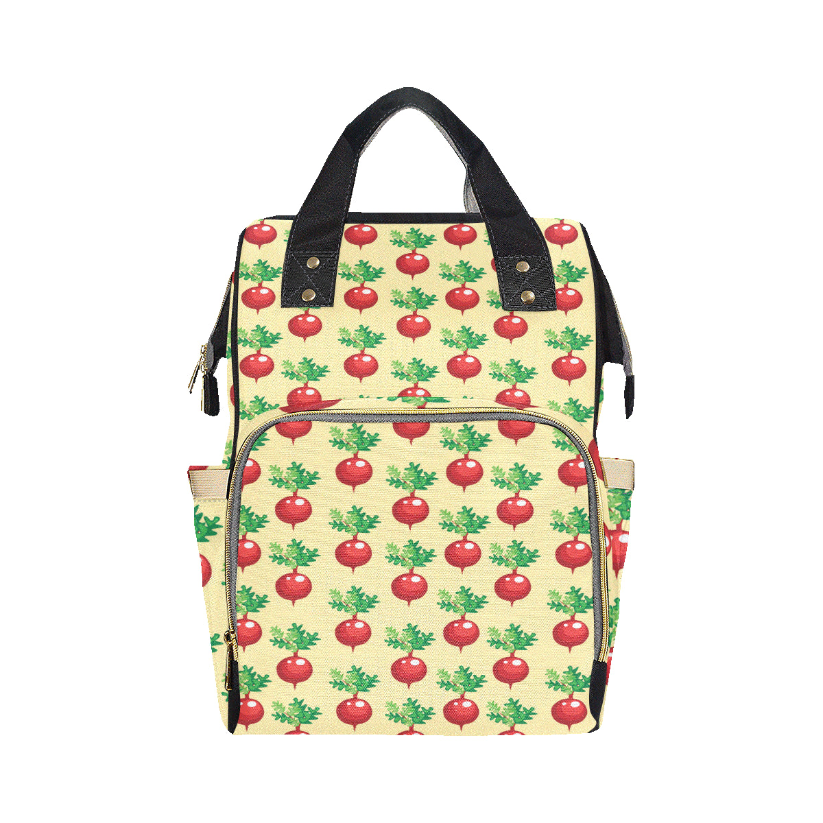 Radish Pattern Print Design A02 Diaper Bag Backpack