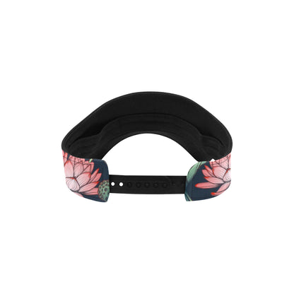 Water Lily Pattern Print Design WL03 Unisex Sun Visor