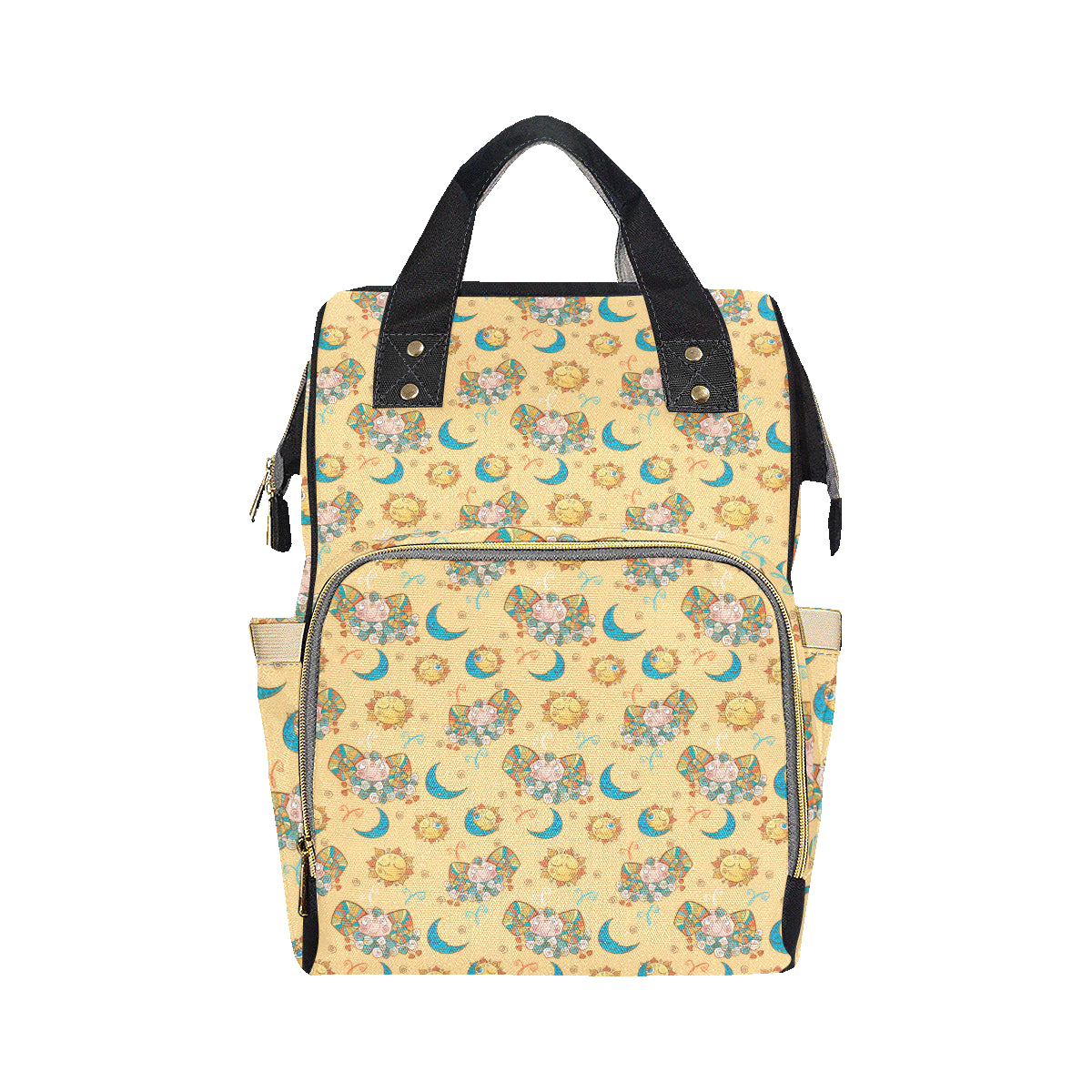 Aries Zodiac Pattern Print Design 03 Diaper Bag Backpack