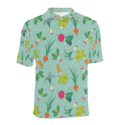 Radish Pattern Print Design A01 Men Polo Shirt