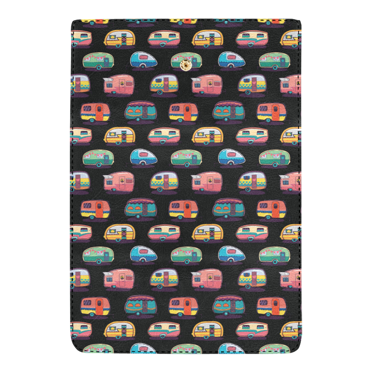 Camper Camping Pattern Women's Trifold Wallet