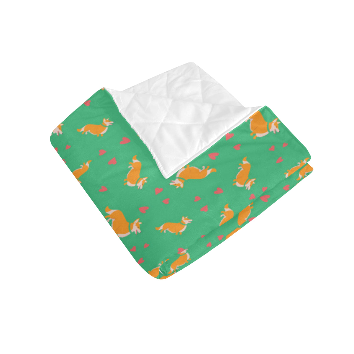 Cardigan Welsh Corgis Pattern Print Design 03 Premium Quilt