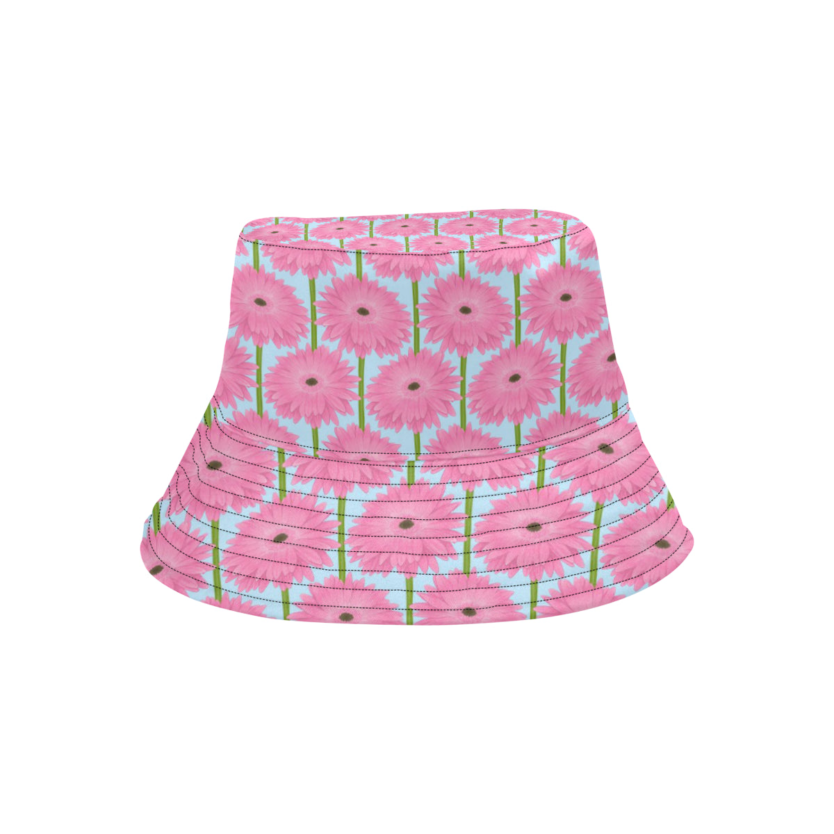 Gerberas Pattern Print Design GB01 Unisex Bucket Hat