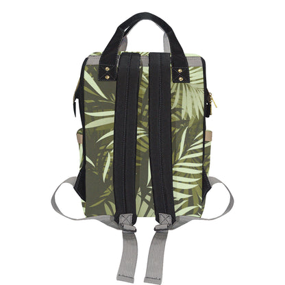 Palm Leaves Pattern Print Design PL05 Diaper Bag Backpack