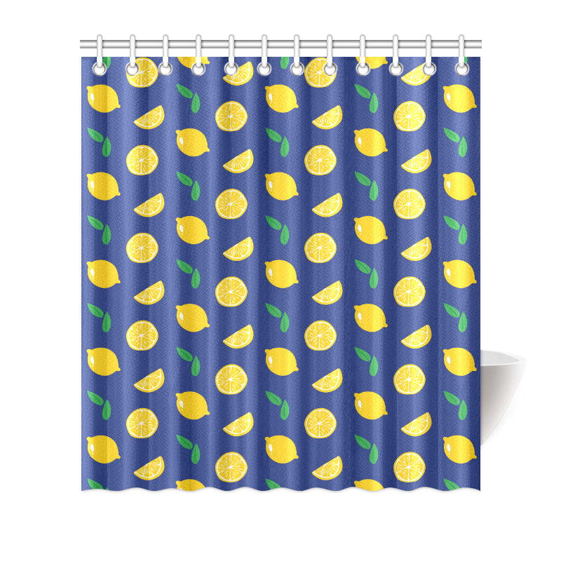 Citrus  Pattern Print Design 02 Shower Curtain