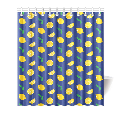 Citrus  Pattern Print Design 02 Shower Curtain