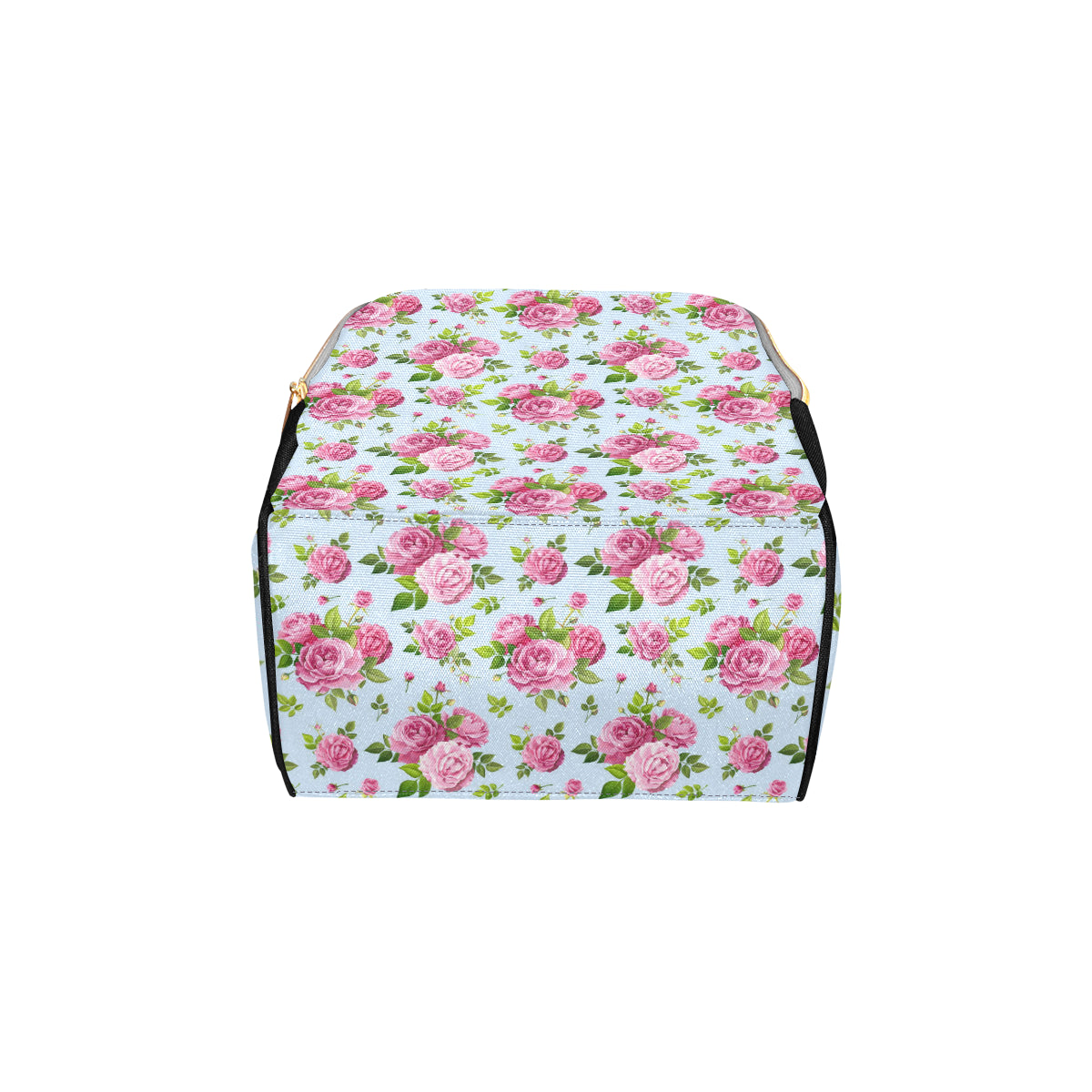 Rose Pink Pattern Print Design RO08 Diaper Bag Backpack