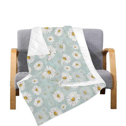 Daisy Pattern Print Design DS012 Premium Quilt