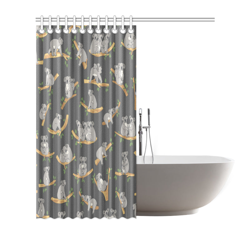 Koala Pattern Print Design 07 Shower Curtain