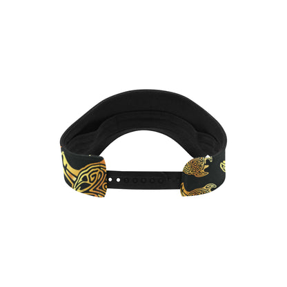 Gold Tribal Turtle Polynesian Themed Unisex Sun Visor