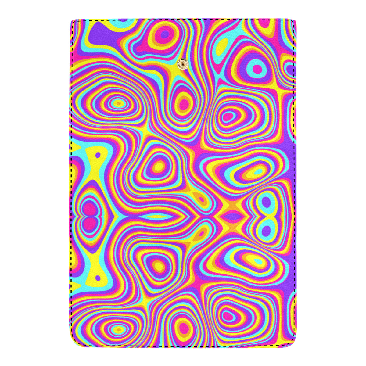 Liquid Pattern Print Design 06 Women's Trifold Wallet