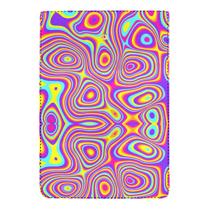 Liquid Pattern Print Design 06 Women's Trifold Wallet