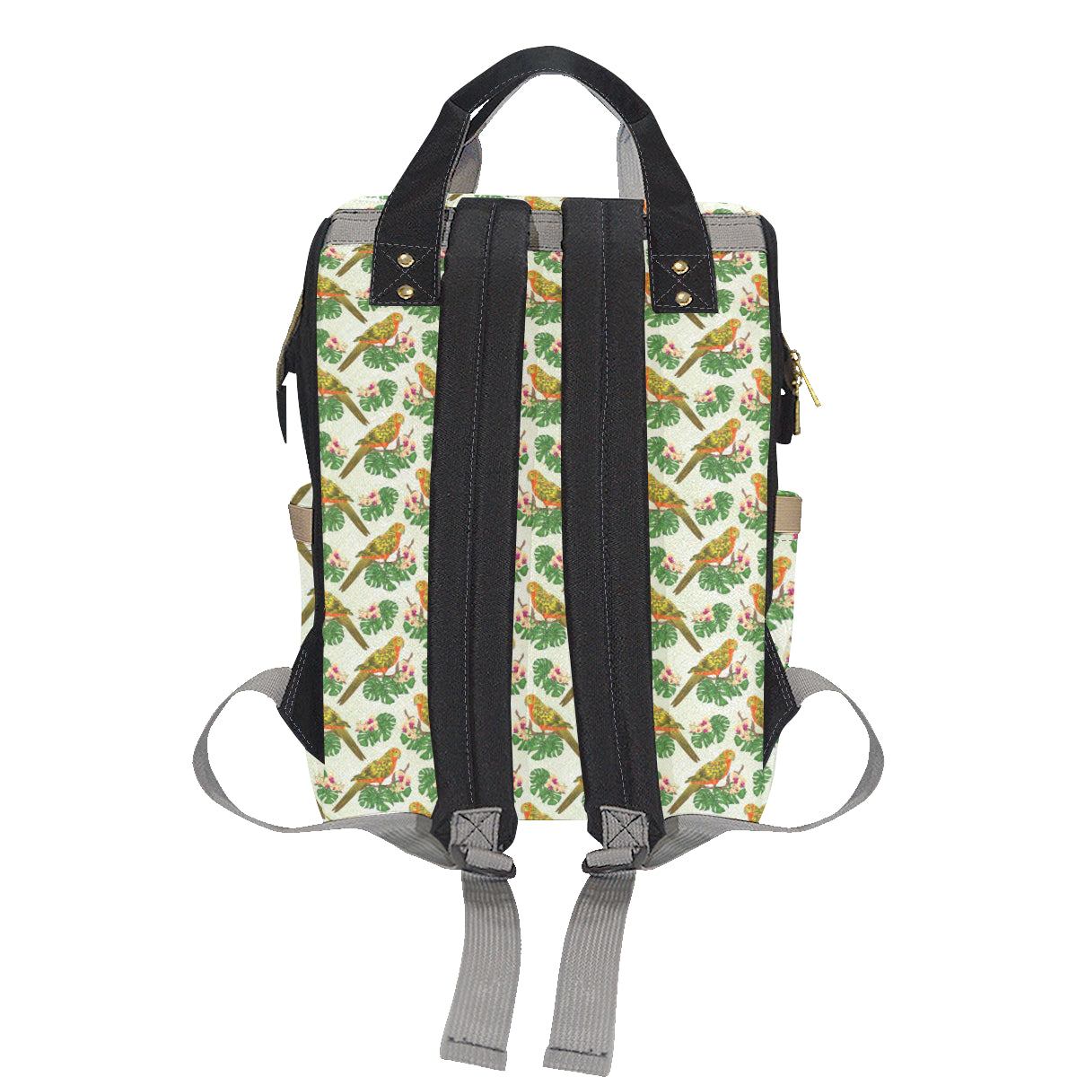 Conures Pattern Print Design 01 Diaper Bag Backpack