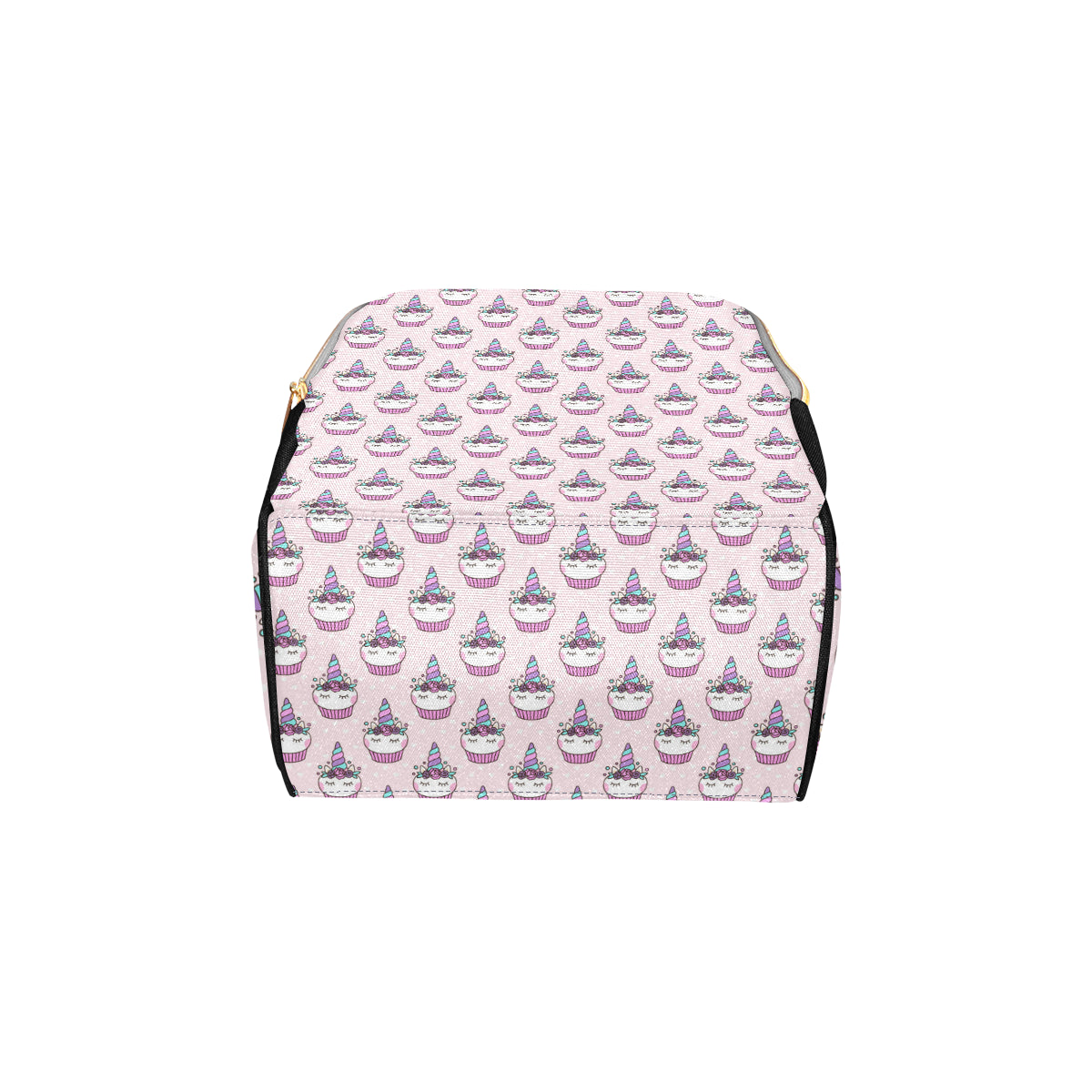 Cupcakes Unicorn Print Pattern Diaper Bag Backpack