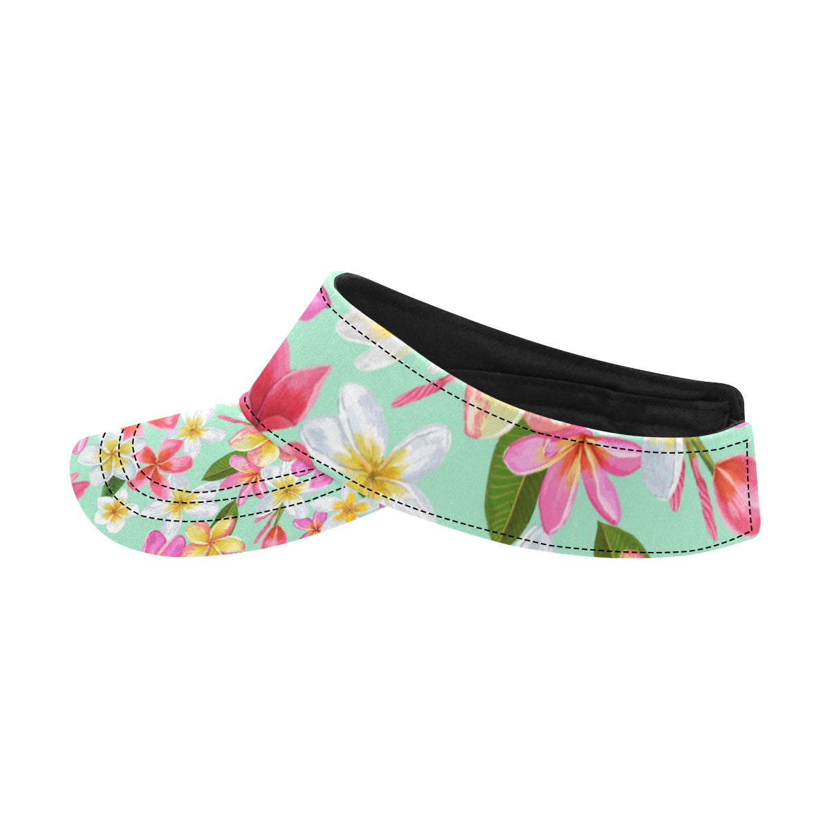 Plumeria Pattern Print Design PM014 Unisex Sun Visor