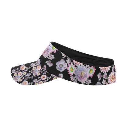 Dahlia Pattern Print Design DH012 Unisex Sun Visor