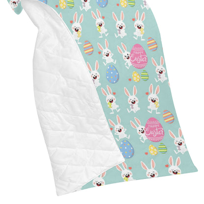 Easter Eggs Pattern Print Design RB014 Premium Quilt