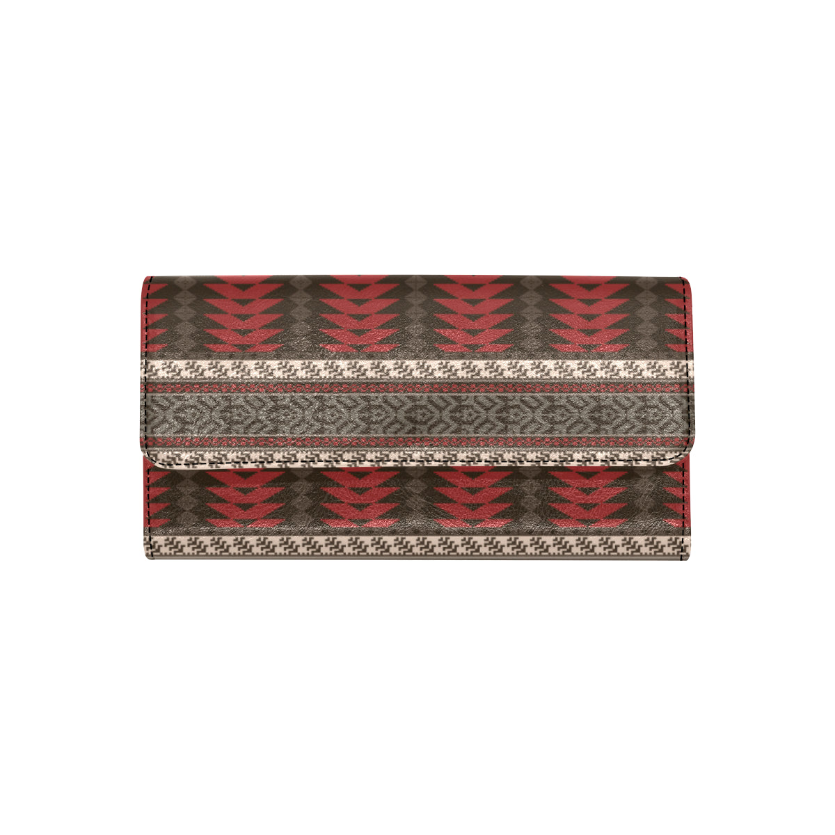 Native Pattern Print Design A03 Women's Trifold Wallet