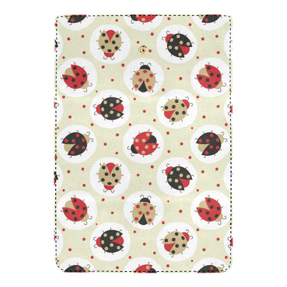 Ladybug Pattern Print Design 03 Women's Trifold Wallet