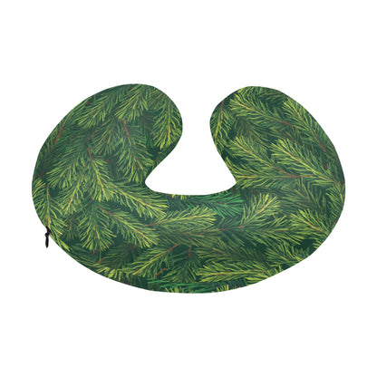 Christmas Tree Pattern Print Design 02 U-Shaped Travel Neck Pillow