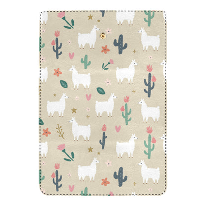 Llama Cactus Pattern Print Design 09 Women's Trifold Wallet