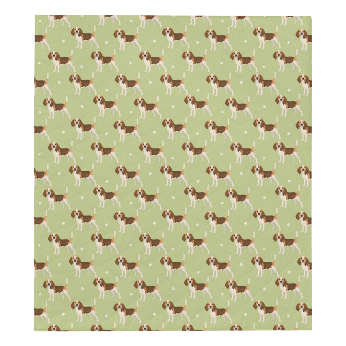 Beagle Pattern Print Design 07 Premium Quilt
