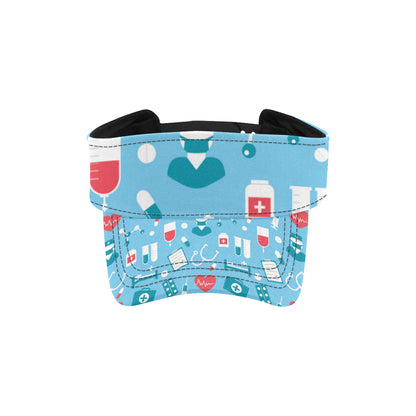 Nurse Pattern Print Design A03 Unisex Sun Visor