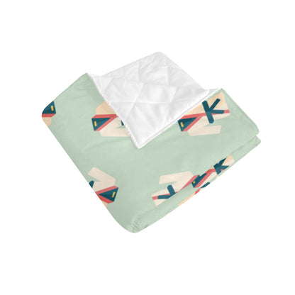Karate Pattern Print Design 02 Premium Quilt