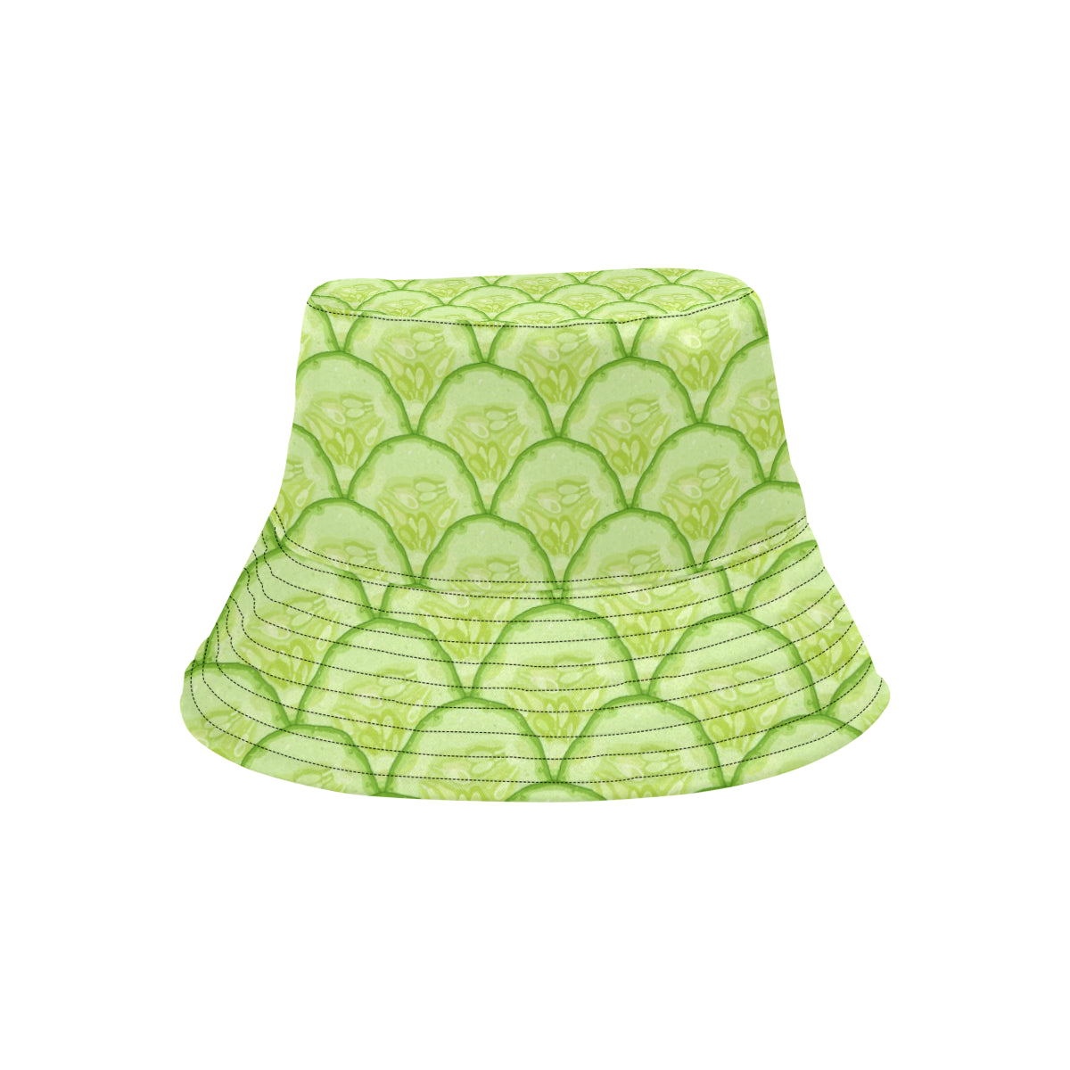 Cucumber Pattern Print Design CC04 Unisex Bucket Hat