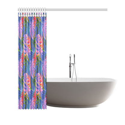 Tropical Flower Pattern Print Design TF025 Shower Curtain