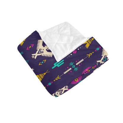 Native American Eagle Indian Pattern Premium Quilt