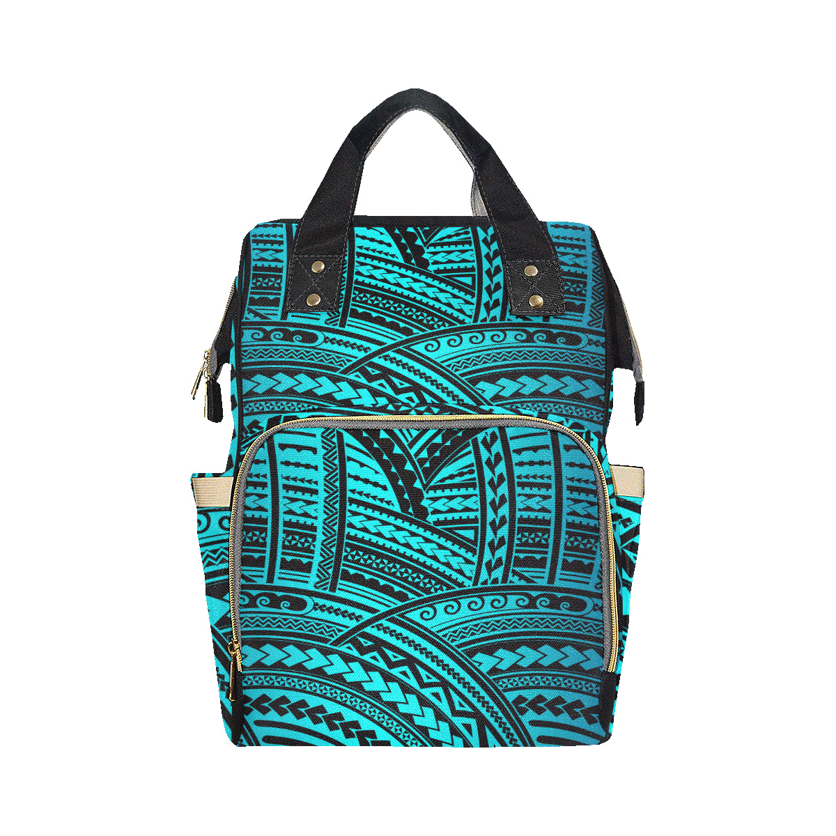 Polynesian Tribal Diaper Bag Backpack
