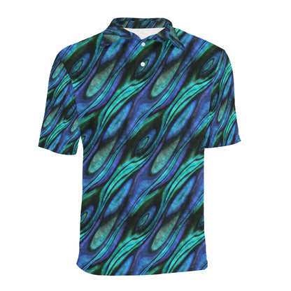 Abalone Pattern Print Design 03 Men Polo Shirt