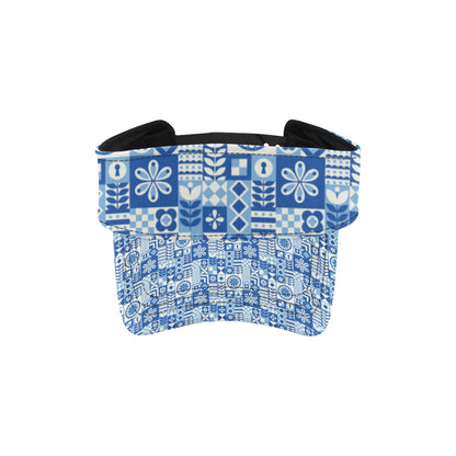 Swedish Print Pattern Unisex Sun Visor