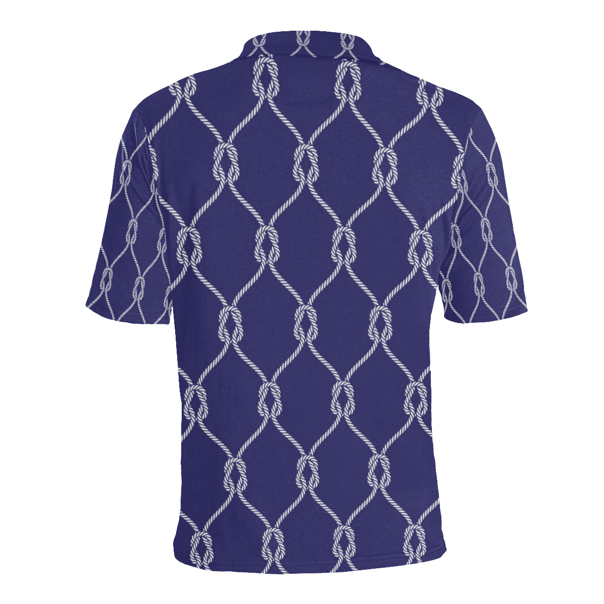 Rope Pattern Print Design A03 Men Polo Shirt