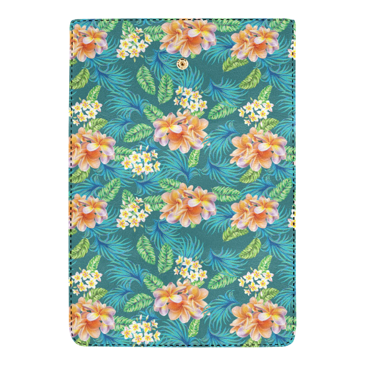 Plumeria Tropical Flower Design Print Women's Trifold Wallet
