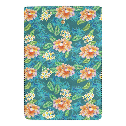 Plumeria Tropical Flower Design Print Women's Trifold Wallet