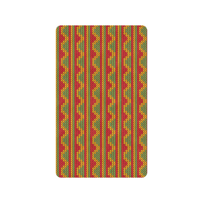 Rasta Reggae Color Print Rubber Doormat