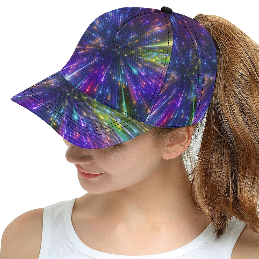 Celestial Rainbow Speed Light Snapback Cap