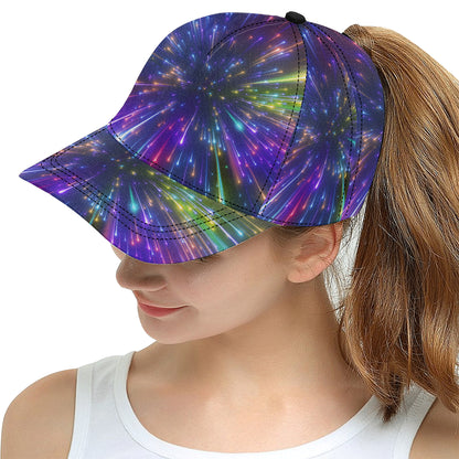Celestial Rainbow Speed Light Snapback Cap