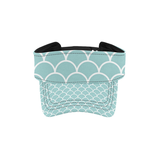 Scales Teal Pattern Print Design 02 Unisex Sun Visor
