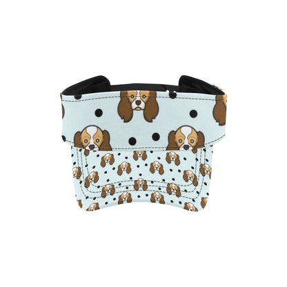 Cavalier King Charles Spaniels Pattern Print Desig Unisex Sun Visor