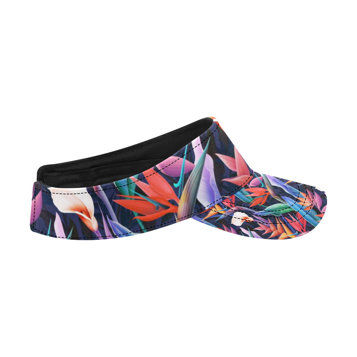 Tropical Flower Pattern Print Design TF023 Unisex Sun Visor