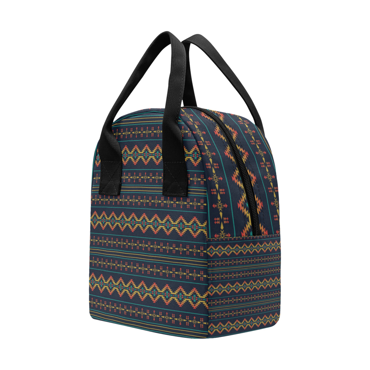 Southwest American Design Themed Print Insulated Lunch Bag