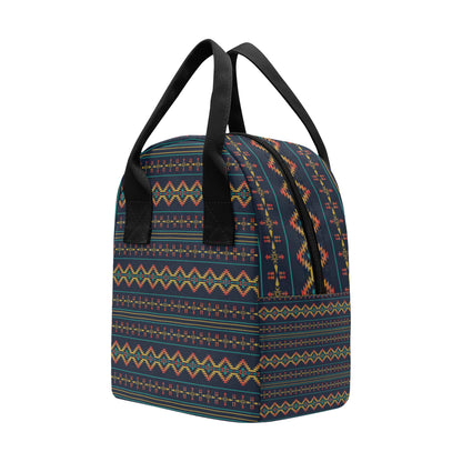 Southwest American Design Themed Print Insulated Lunch Bag